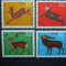 Germania (BERLIN) 1966 - ANIMALE SALBATICE CERBI, serie nestampilata, AC13