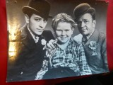 Fotografie din filmul Bowery 1933 ,cu Jackie Cooper si G.Raft ,23x17,5 cm