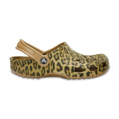 Saboti pentru femei Crocs Classic Leopard III Clog (CRC204155-710) foto