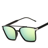 Ochelari De Soare Dama - Protectie UV 100%, Rama Plastic - Aurii, Aviator, Femei, Protectie UV 100%