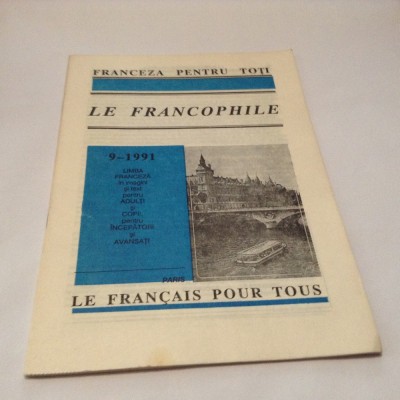 Le Francophile - Dana Lizac,NR9/1991-M6 foto