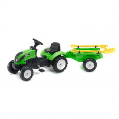 Tractor cu Remorca Garden Master si Unelte Green foto