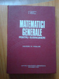 n4 Matematici Generale Pentru Subingineri Culegere De Probleme , Filipescu
