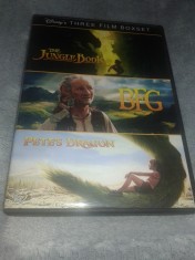 3 Filme Disney Cartea Junglei, Pete&amp;#039;s Dragon, The BFG dublate romana foto