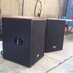 subwoofer basi 18&amp;#039; Mtl dynacord 1200w Rms NOU! foto