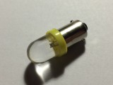 Led auto BA9S, T11, 1 SMD BULB, cu soclu, pini pozitionati simetric, GALBEN