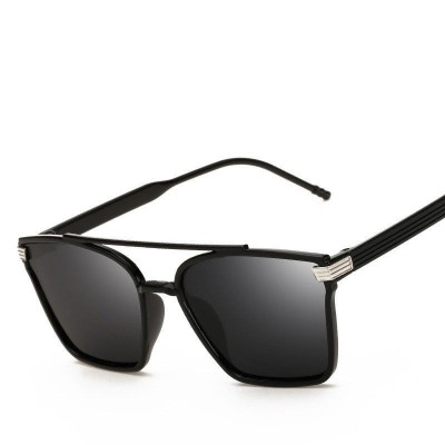 Ochelari De Soare Dama Aviator - Protectie UV 100%, Rama Plastic - Negru foto