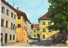 CPI (B8306) CARTE POSTALA - SIGHISOARA - PIATA CETATII foto