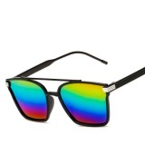 Ochelari De Soare Dama - Protectie UV 100%, Rama Plastic - Colorati, Aviator, Femei, Protectie UV 100%