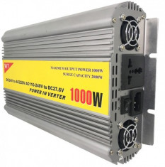 Invertor De Tensiune, 24V - 220V - 1000W, Sursa De Alimentare 27,6V/76976 foto