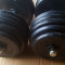 SET GANTERE 2X 20KG CAUCIUC PLIN si bara Z. LIVRarE IMEDIATA