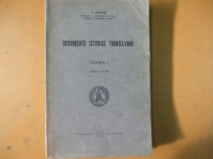Documente istorice transilvane I. Lupas volumul I Cluj 1940 foto