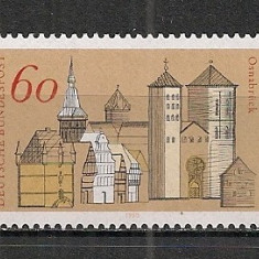 GERMANIA 1980 – ORAS MEDIEVAL, timbru nestampilat, AC14