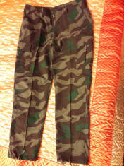 PANTALONI DE UNIFORMA MILITARA CAMUFLAJ SPLINTER WEHRMACHT,MODEL US BDU,AIRSOFT foto