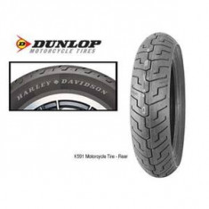 Cauciuc Moto NOU Dunlop K 591 Elite SP H/D Harley 130/90 B16 TL 67V foto