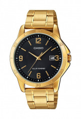 Casio Ceas auriu cu alimentare solara MTP foto