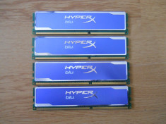 Kit Dual Channel Memorie Ram Kingston BLU 8 GB (4X2) DDR3 1600 Mhz foto