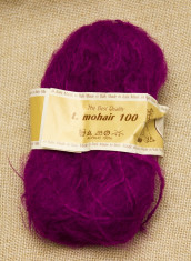 Fire tip mohair, culoare violet, acrilic foto