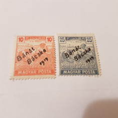 romania/ocupatii/ banat 1919 seceratori supratipar/ 2v. MH