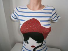 Tricou dama Zara basic, marimea S, stare foarte buna! foto