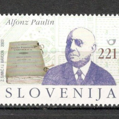 Slovenia.2003 150 ani nastere A.Paulin-scriitor MS.658