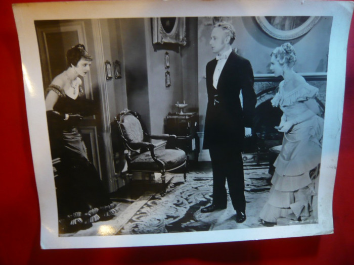 Fotografie din filmul Secrets 1933 cu Leslie Howard si Mary Pickford ,25x27 cm
