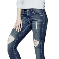 Blugi GUESS Esraine - Blugi Dama, Femei - Blugi Skinny Rupti - 100% AUTENTIC foto