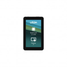 Tableta UTOK 702 Q, 7 inch, MultiTouch, Allwinner A33, 1.5GHz Quad Core, 512MB RAM, 8GB flash, Wi-Fi, Android 4.4, Black foto