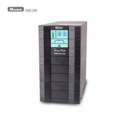 UPS MUSTEK PowerMust 2000 online - 2000VA/1400W, 6 x IEC, RJ11/RJ45, RS-232, double-conversion onlin foto