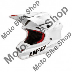 MBS Casca motocross Ufo Interceptor Prime, fibra de carbon, alb, XXL, Cod Produs: HE015XXL foto