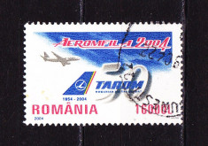 Timbre ROMANIA 2004 = TAROM- 50 ANI EXISTENTA foto