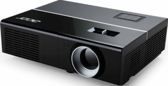 Proiector ACER P1273B, DLP 3D, 1920x1080, 17000:1, 3000 lumeni, HDMI, composite video, RJ-45, S-video, USB, boxe foto mare Proiector ACER P1273B, DLP 3D, 1920x1080, 17000:1, 3000 lumeni, HDMI, composite video, RJ-45, S-video, USB, boxe foto mare