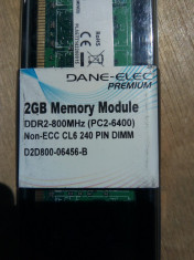 Memorie DDR2 2GB noua Dane-Elec PREMIUM PC Desktop foto
