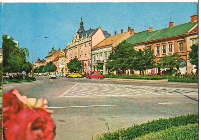 CPI (B8359) CARTE POSTALA - SATU MARE. PIATA LIBERTATII, AUTOTURISME