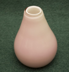 Vaza de sticla roz model 2 foto