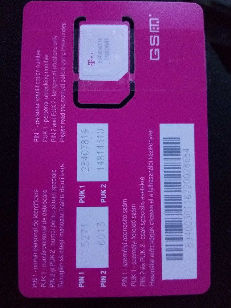 Vand cartela telekom cu 6euro credit activ | arhiva Okazii.ro