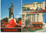 CPI (B8346) CARTE POSTALA - COVASNA. OSTASUL ROMAN, HOTEL &quot;COVASNA&quot;, IZVOARE....