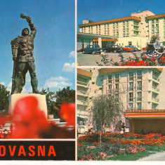 CPI (B8346) CARTE POSTALA - COVASNA. OSTASUL ROMAN, HOTEL "COVASNA", IZVOARE....