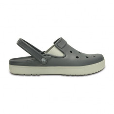 Saboti pentru femei Crocs CitiLane Clog Charcoal/Pearl White (CRC201831-01R-W) foto