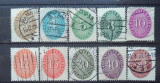 GERMANIA (REICH) 1928/33 &ndash; UZUALE, timbre stampilate K103, Nestampilat