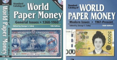 Catalog of World Paper Money, doua vol.:1368-1960 si 1961-prezent (ed.12 si 16) foto