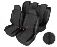 Set huse scaun model Centurion pentru Dacia Duster Din 2013, culoare negru, set huse auto Fata si Spate foto