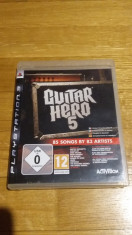 PS3 Guitar hero 5 - joc original by WADDER foto