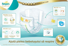 Vand scutece Pampers PREMIUM CARE numere disponibile 0, 1 , 2 , 3 si 4 foto