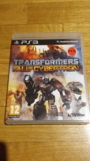 PS3 Transformers fall of Cybertron - joc original by WADDER foto