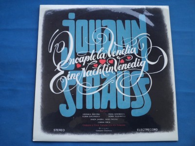 IOHANN STRAUSS - O NOAPTE LA VENEŢIA foto