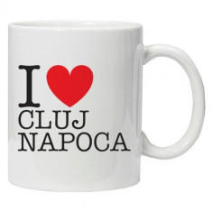 Cana personalizata I Love Cluj Napoca cana ceai, cana cafea foto