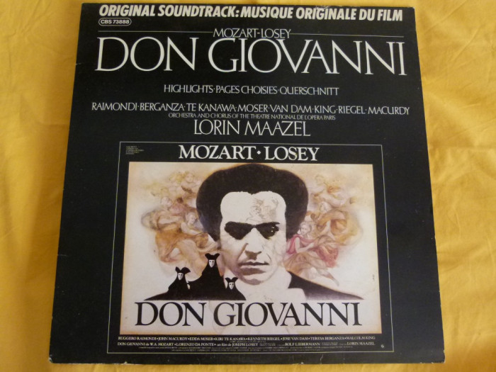 Don Giovanni - Losey - vinyl, Cbs,Lorin Mazeel