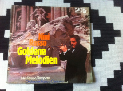 nini rosso &amp;lrm;goldene melodien 1968 disc vinyl lp muzica pop usoara hansa germany foto