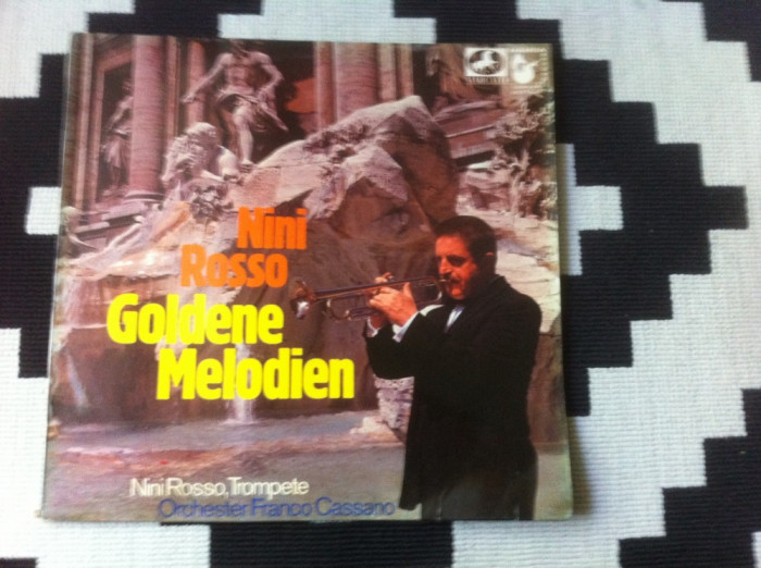 nini rosso &lrm;goldene melodien 1968 disc vinyl lp melodii de aur muzica pop usoara hansa records germany VG+